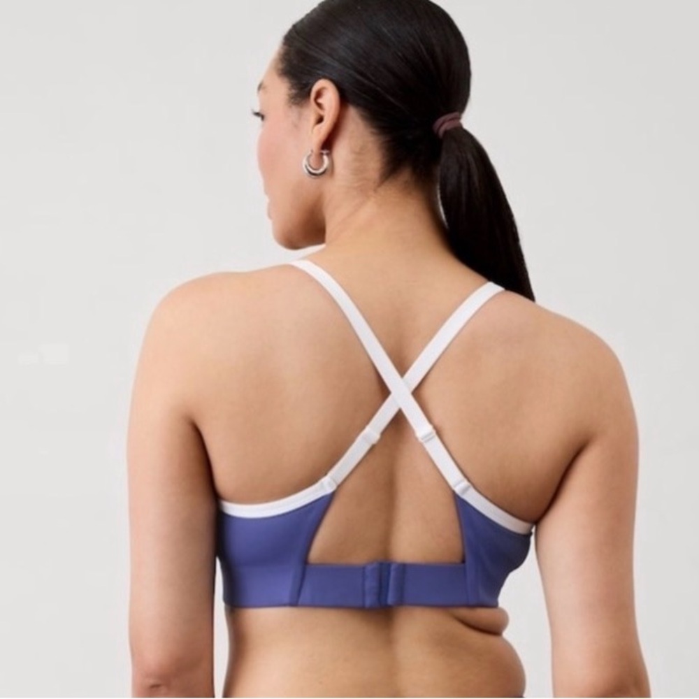 NWT Athleta 2 piece set of Seabreeze Bikini Top & Classic High Rise bottom Sz M - Picture 4 of 10